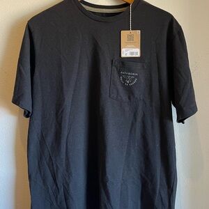 Patag Men’s Forge Mark Crest Pocket-Med- Responsibili-Tee T Shirt - Blackj